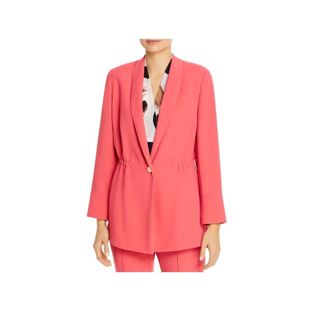 NIC+ZOE Womens Darted Drawstring Wear To Work Blazer Jacket